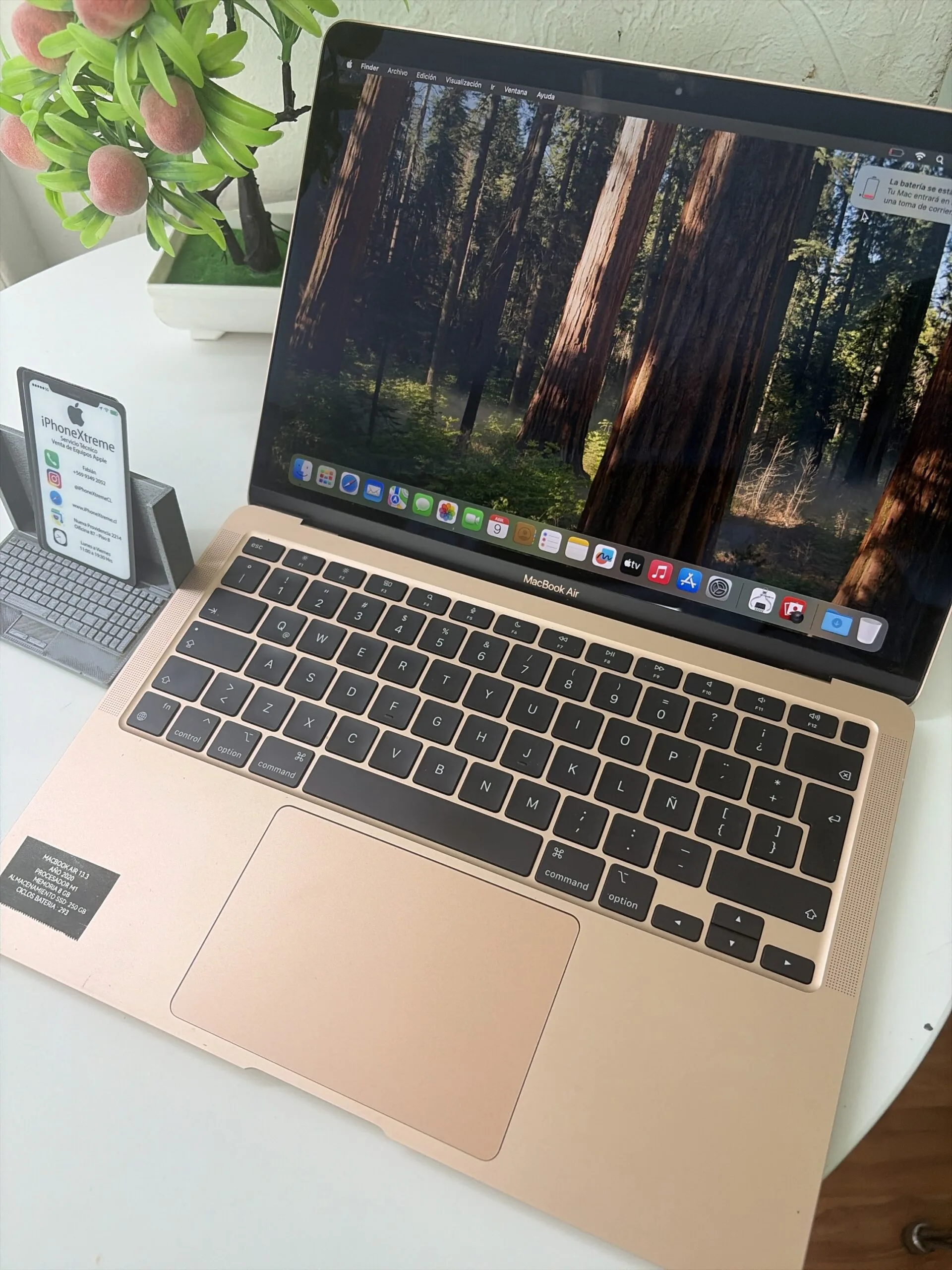 Apple MacBook Air M1 8GB/256GB Rose Gold Reacondicionado